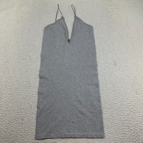 Intimately Free People Dress Women XS Seamless Mini Slip Bodycon Sleeveless Gray - Picture 1 of 5